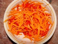 начинка из моркови, перца и чеснока