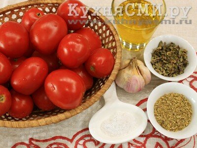 Продукты для вяленых томатов