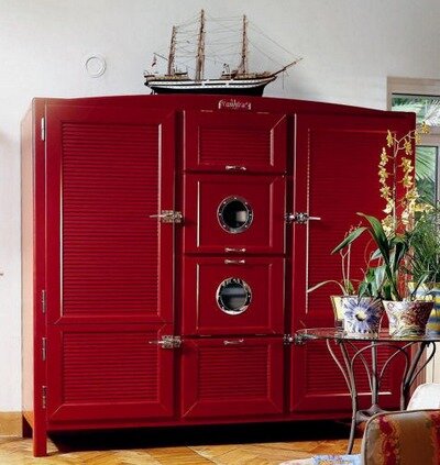 Дизайнерский холодильник в стиле ретро от Meneghini